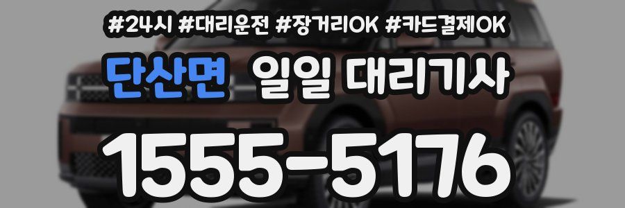 단산면 일일 대리기사