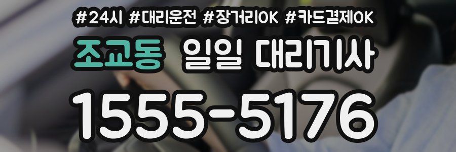 조교동 일일 대리기사