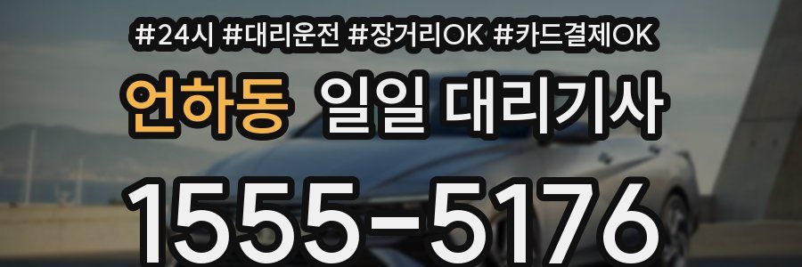 언하동 일일 대리기사