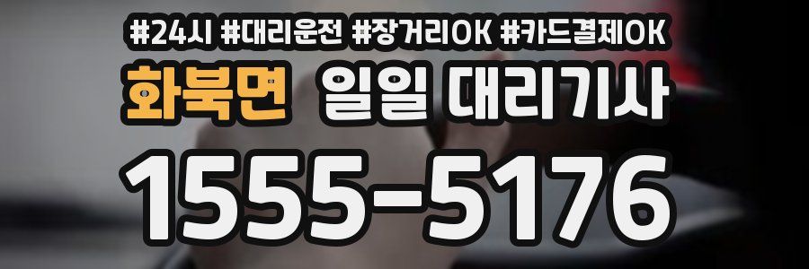 화북면 일일 대리기사