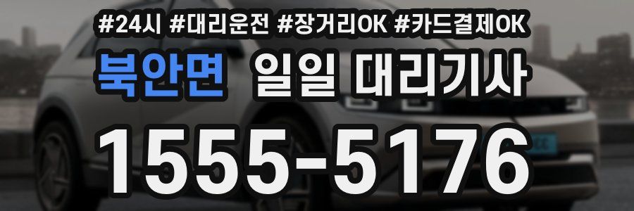 북안면 일일 대리기사