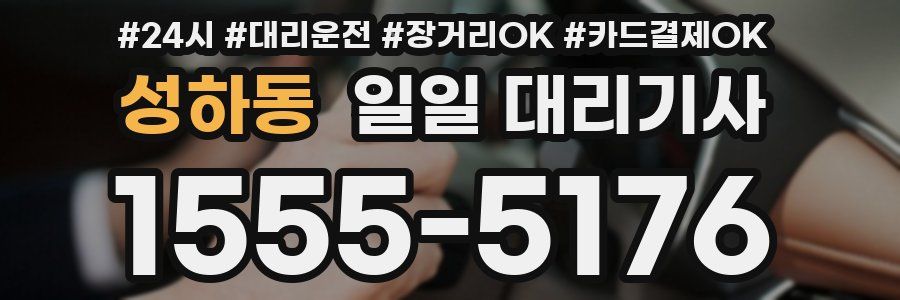 성하동 일일 대리기사
