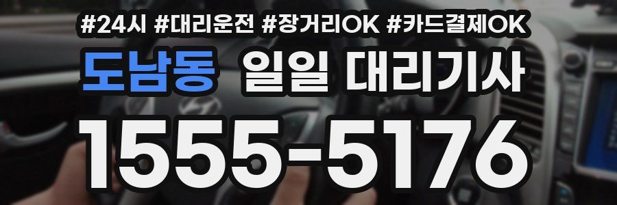 도남동 일일 대리기사