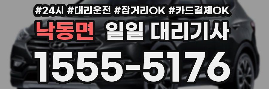낙동면 일일 대리기사