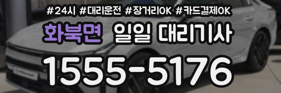 화북면 일일 대리기사