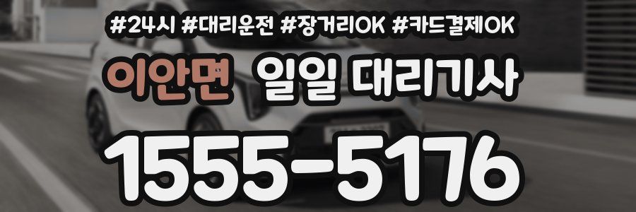 이안면 일일 대리기사