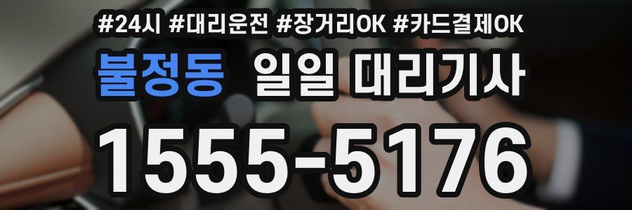 불정동 일일 대리기사