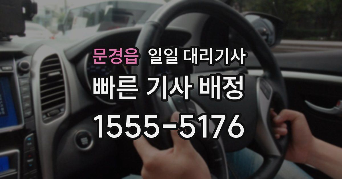 문경읍 일일 대리기사