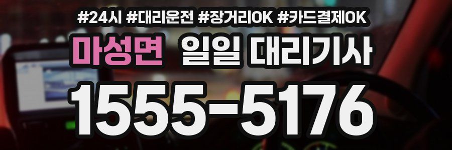 마성면 일일 대리기사