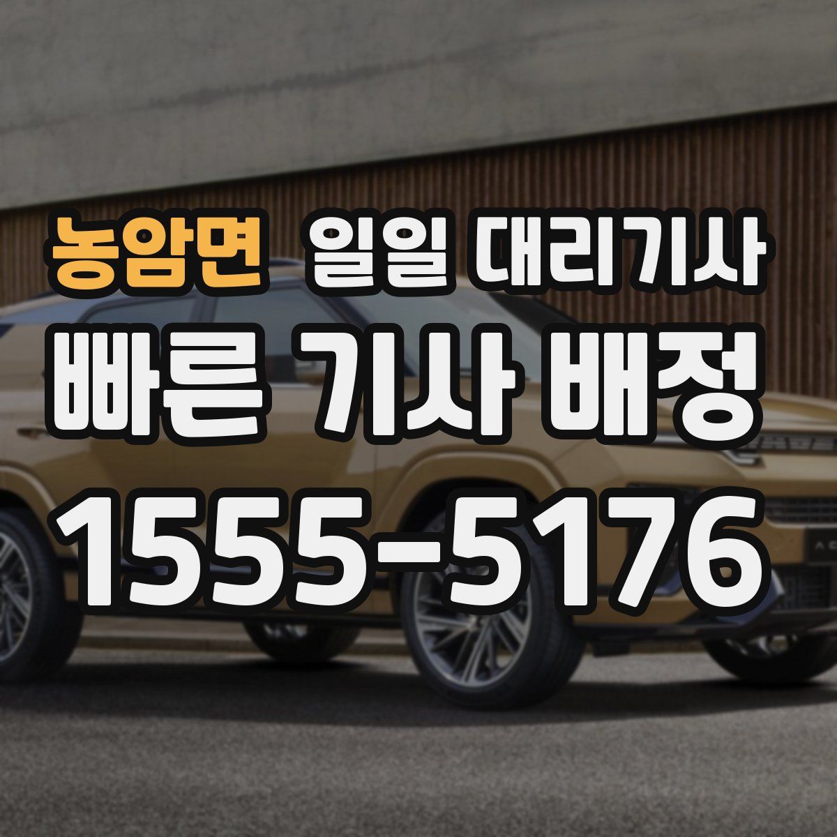농암면 일일 대리기사