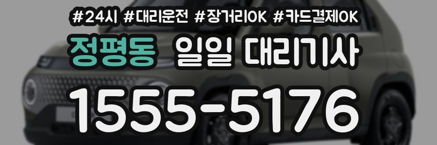 정평동 일일 대리기사