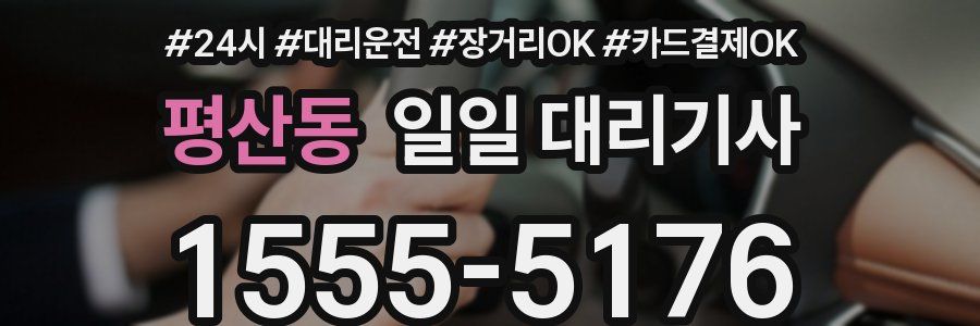 평산동 일일 대리기사