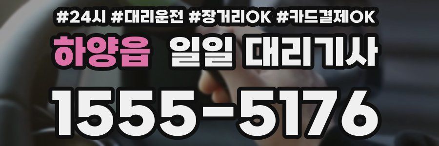 하양읍 일일 대리기사