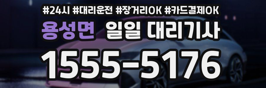 용성면 일일 대리기사