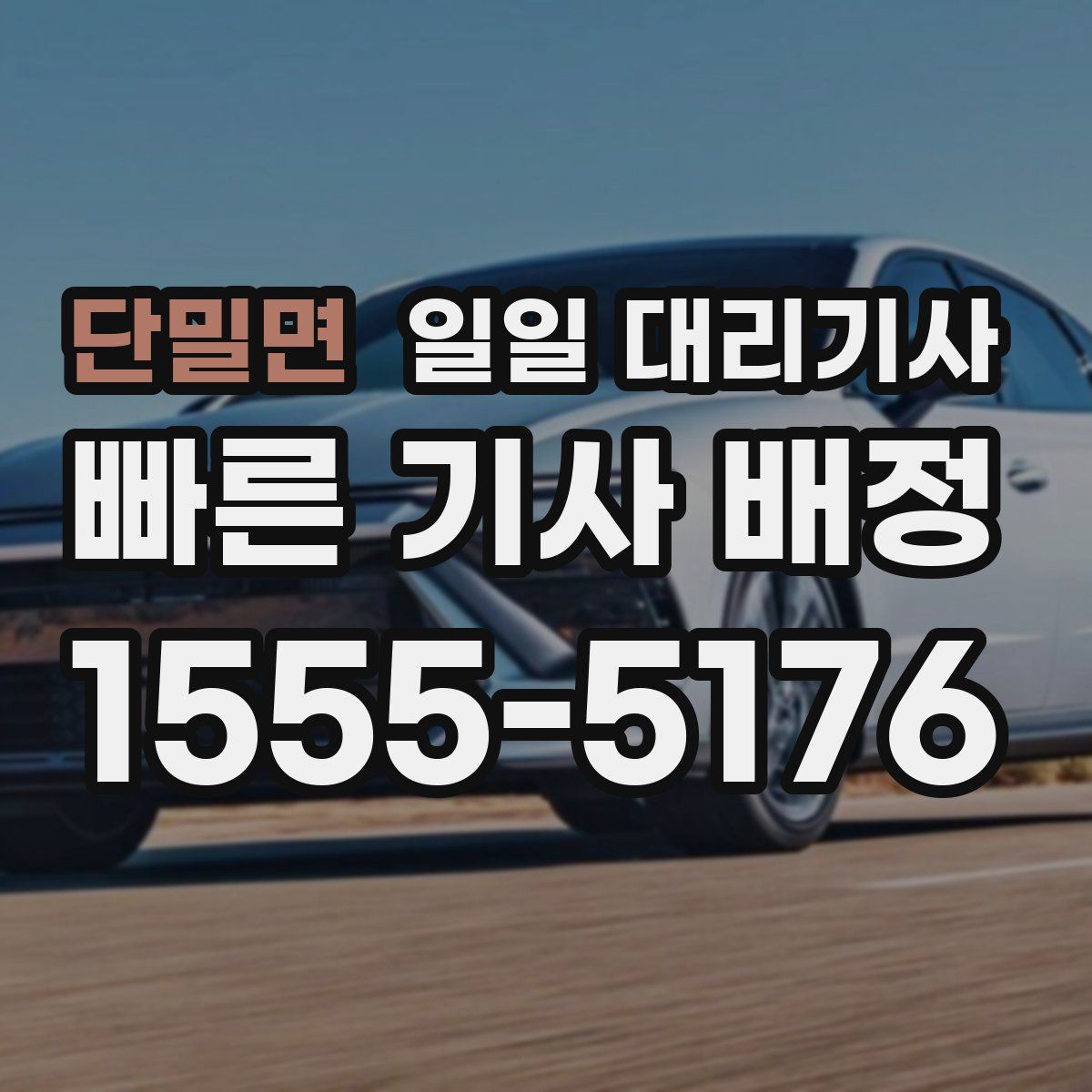단밀면 일일 대리기사