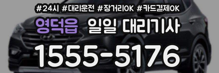 영덕읍 일일 대리기사