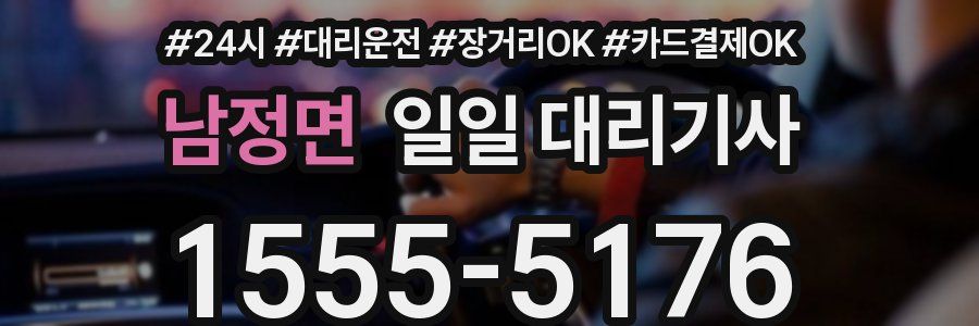 남정면 일일 대리기사