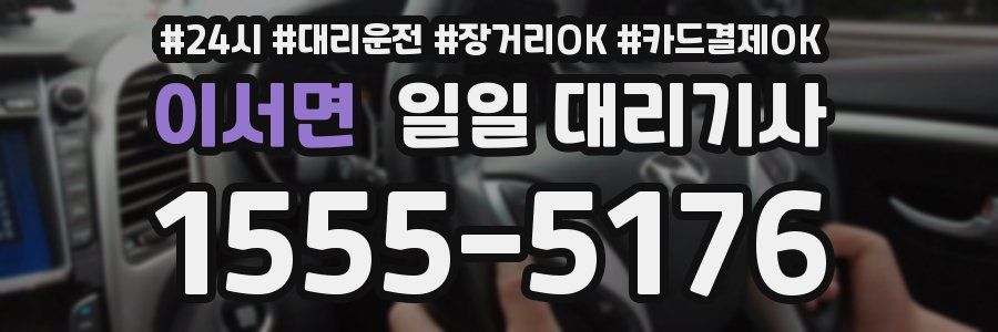 이서면 일일 대리기사