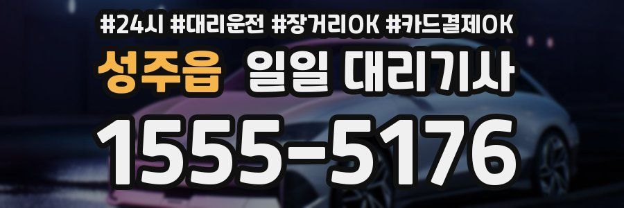 성주읍 일일 대리기사