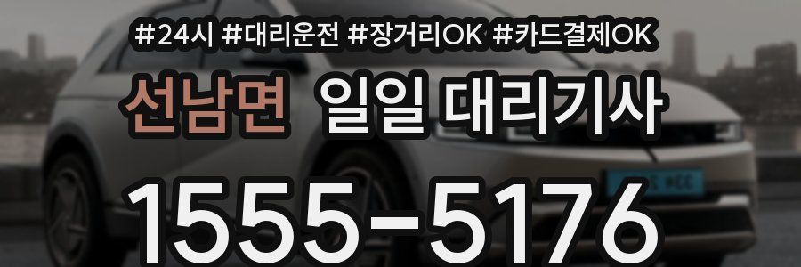 선남면 일일 대리기사