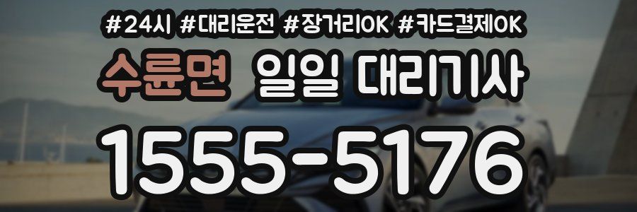 수륜면 일일 대리기사
