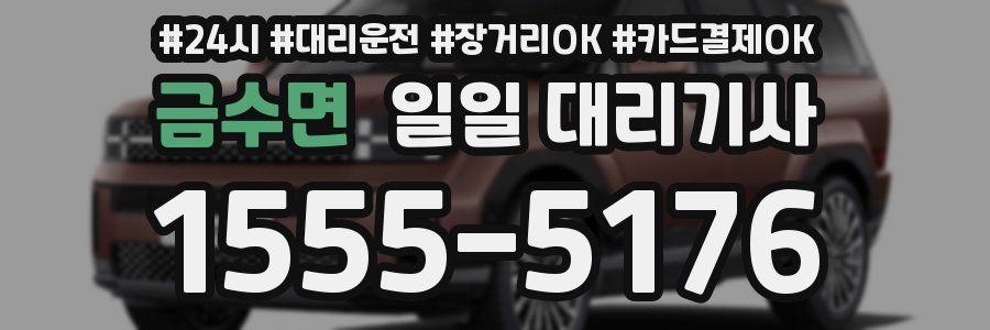금수면 일일 대리기사