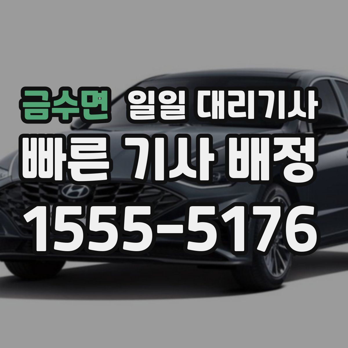 금수면 일일 대리기사