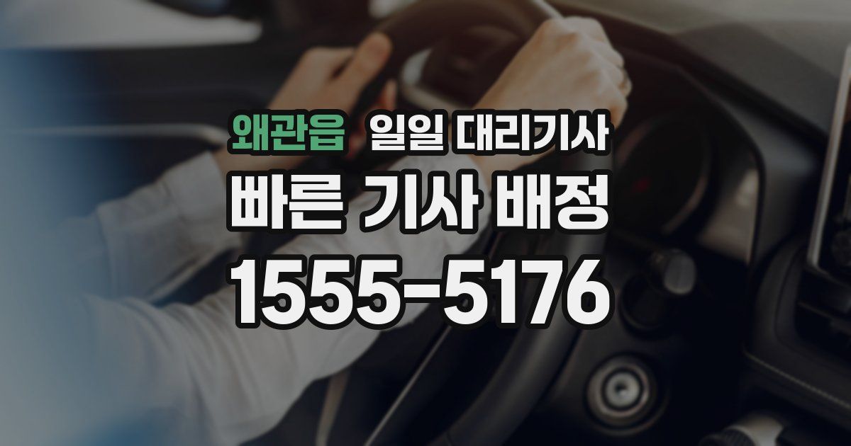 왜관읍 일일 대리기사