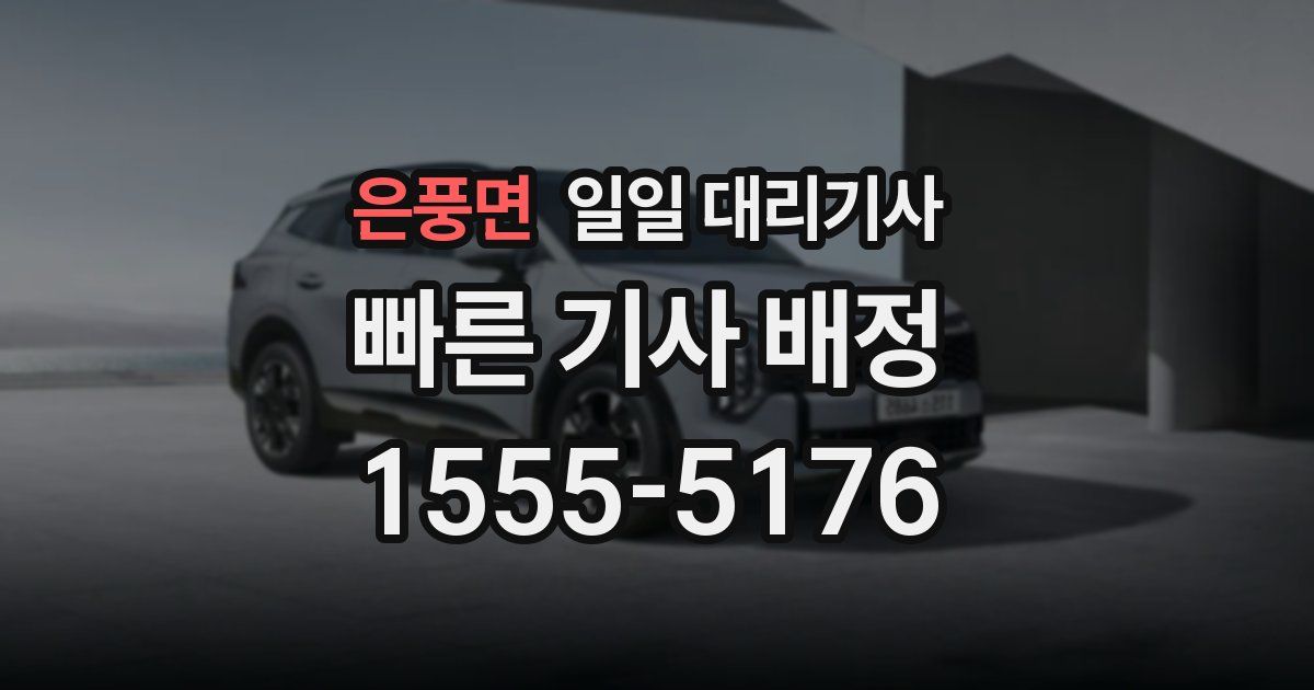 은풍면 일일 대리기사