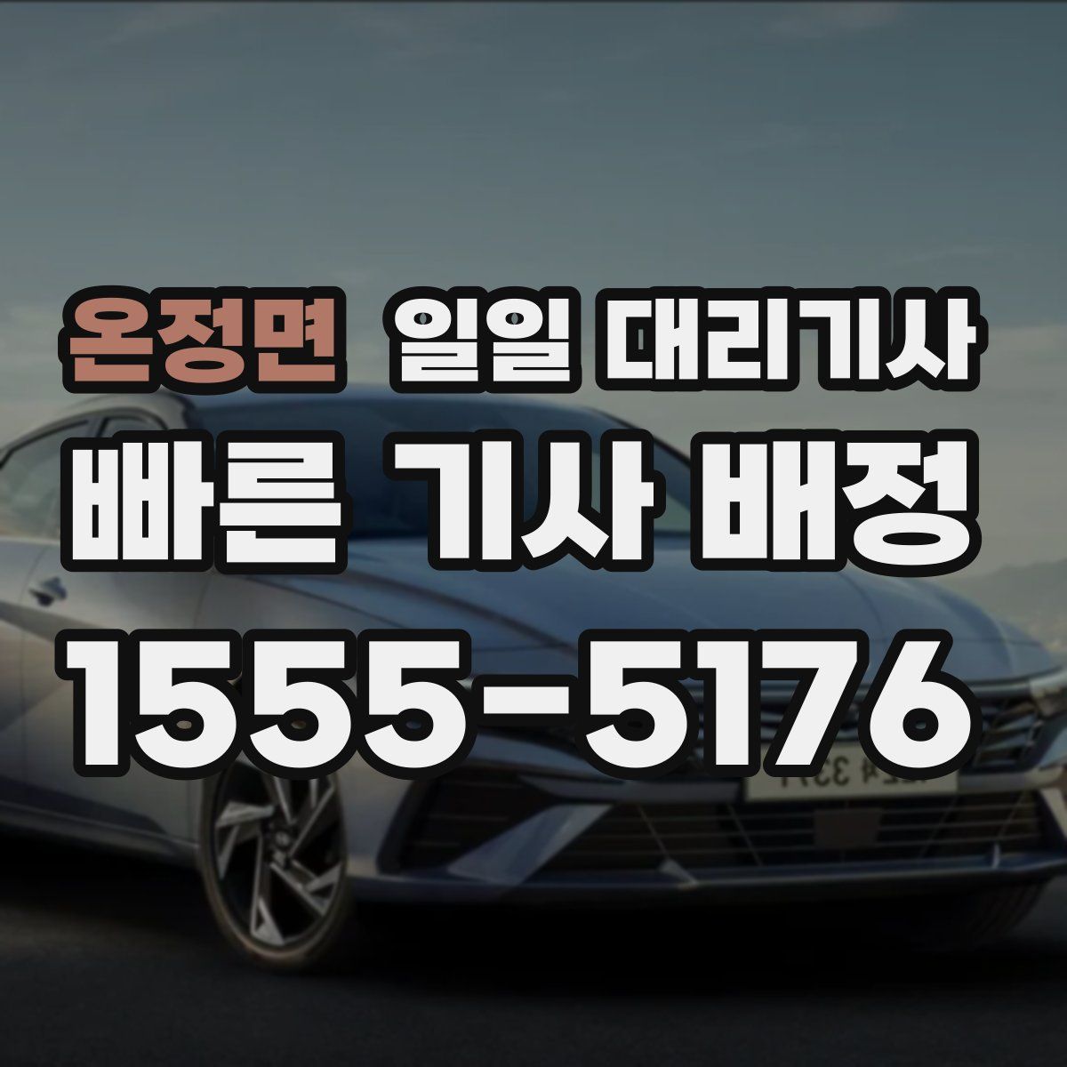 온정면 일일 대리기사