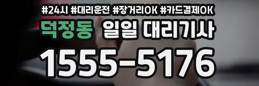 덕정동 일일 대리기사