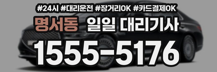 명서동 일일 대리기사