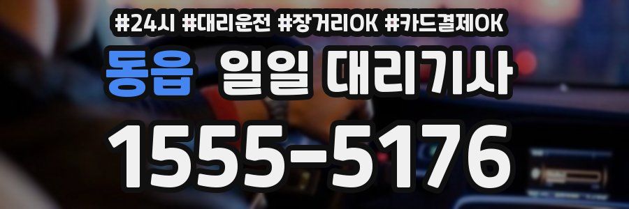 동읍 일일 대리기사