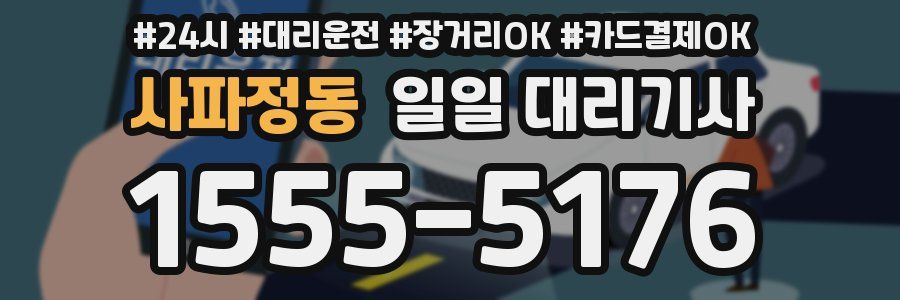 사파정동 일일 대리기사