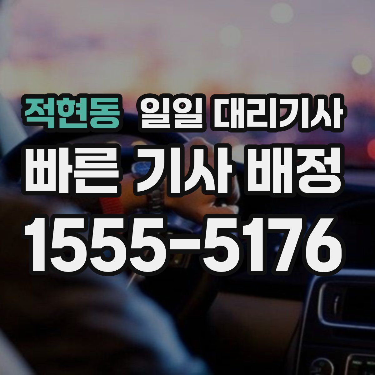 적현동 일일 대리기사