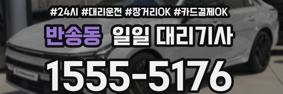 반송동 일일 대리기사