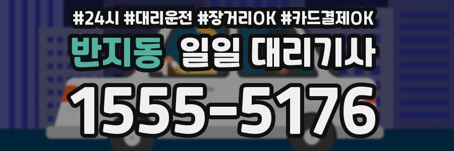 반지동 일일 대리기사