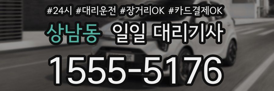 상남동 일일 대리기사