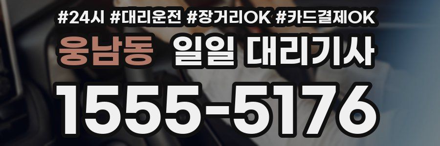 웅남동 일일 대리기사