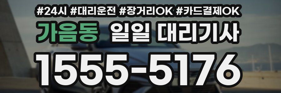 가음동 일일 대리기사