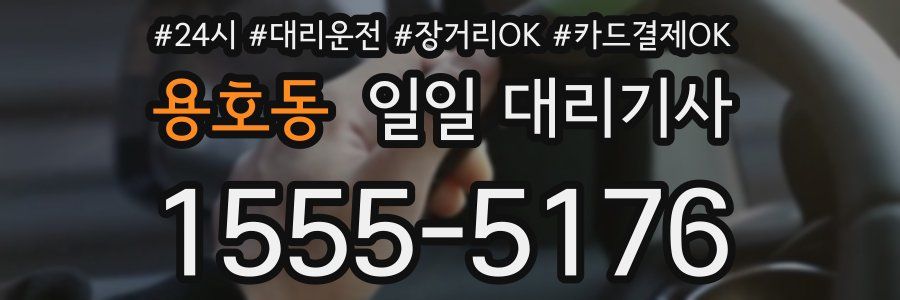 용호동 일일 대리기사