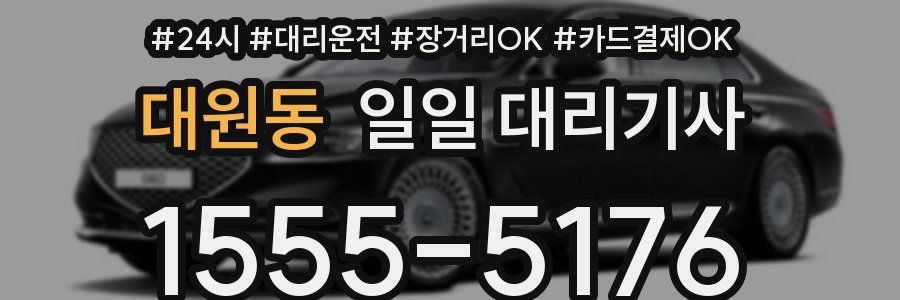 대원동 일일 대리기사