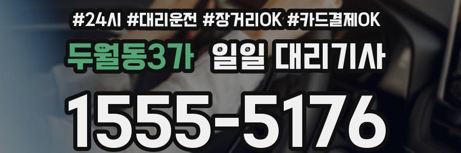 두월동3가 일일 대리기사