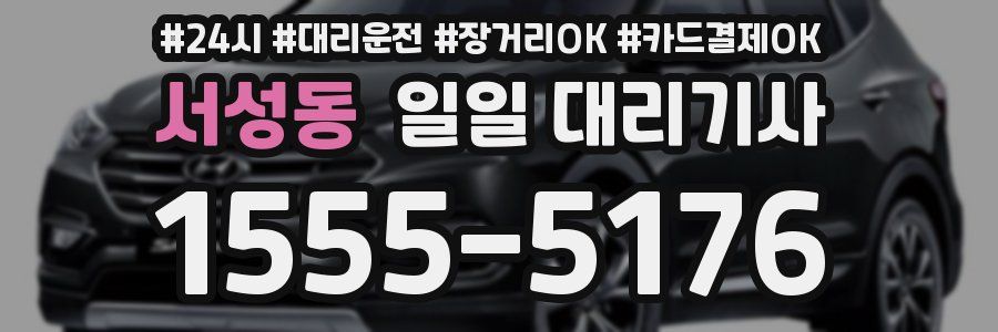 서성동 일일 대리기사