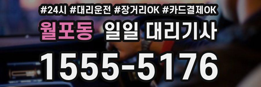 월포동 일일 대리기사