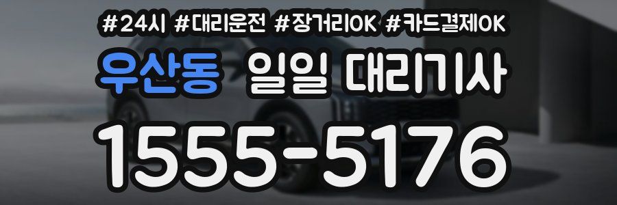 우산동 일일 대리기사