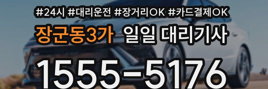 장군동3가 일일 대리기사