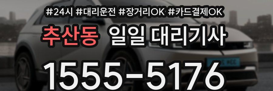 추산동 일일 대리기사