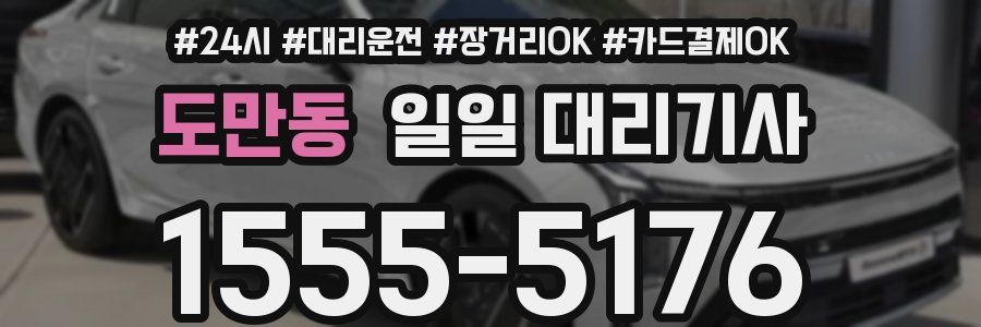 도만동 일일 대리기사