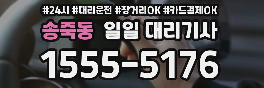 송죽동 일일 대리기사